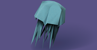 jellyfish origami style