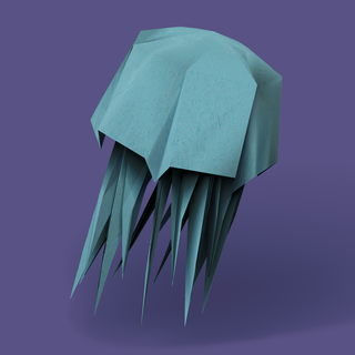 jellyfish origami style