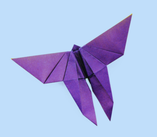 Image of Butterfly in Origami Style