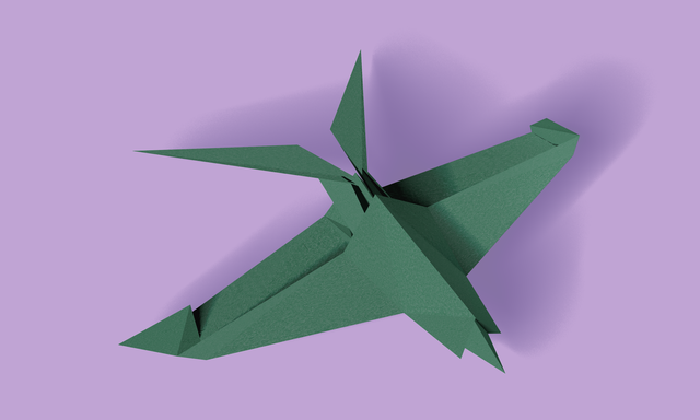 Swallow Origami Image