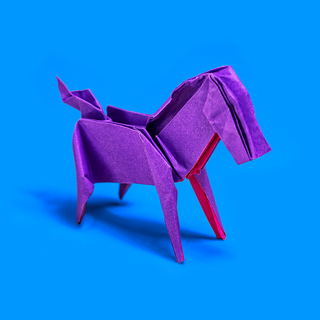 Origami horse