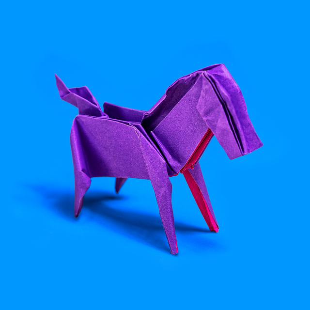 Origami Pferd