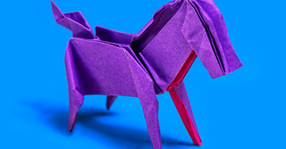 Origami Pferd