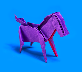 Origami horse