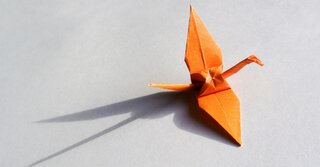 Origami bird