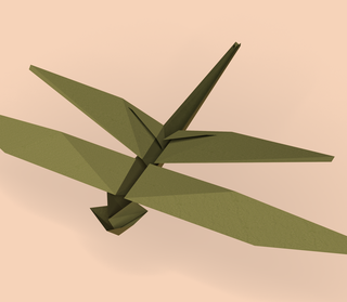 Dragonfly origami