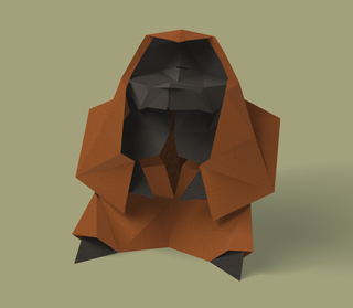 Illustration of orangutan