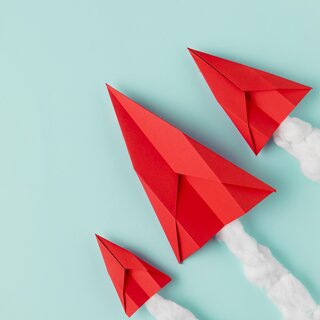 Paper Airplanes for blog about Customer Data Integration