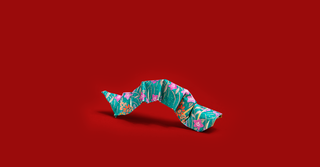 caterpillar in origami style