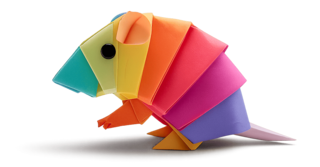 Maus im Origami Style