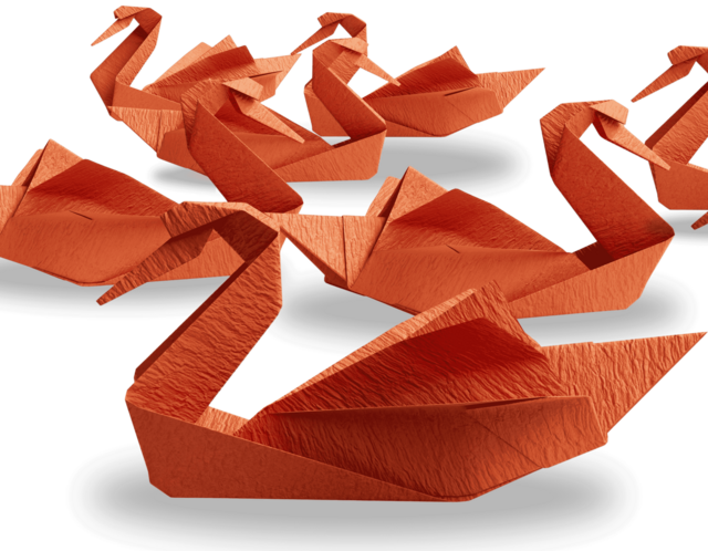 origami swans