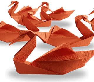 origami swans