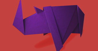 Origami Rhino