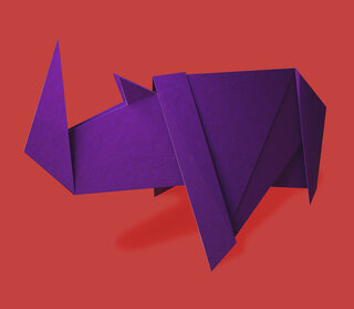 Origami Rhino