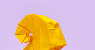 Origami einer Schnecke