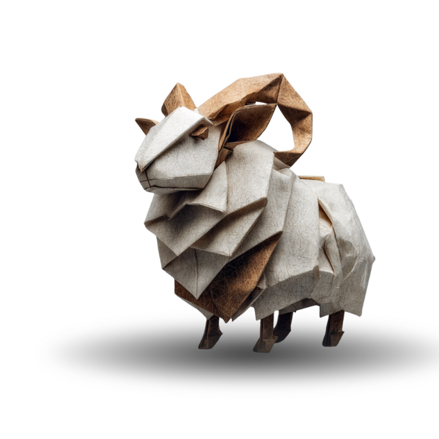 origami Schaf