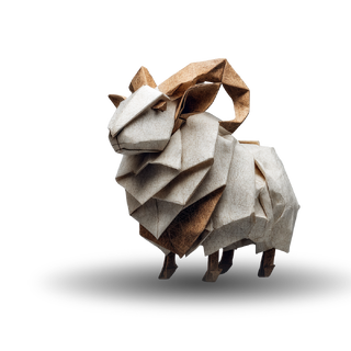 origami Schaf