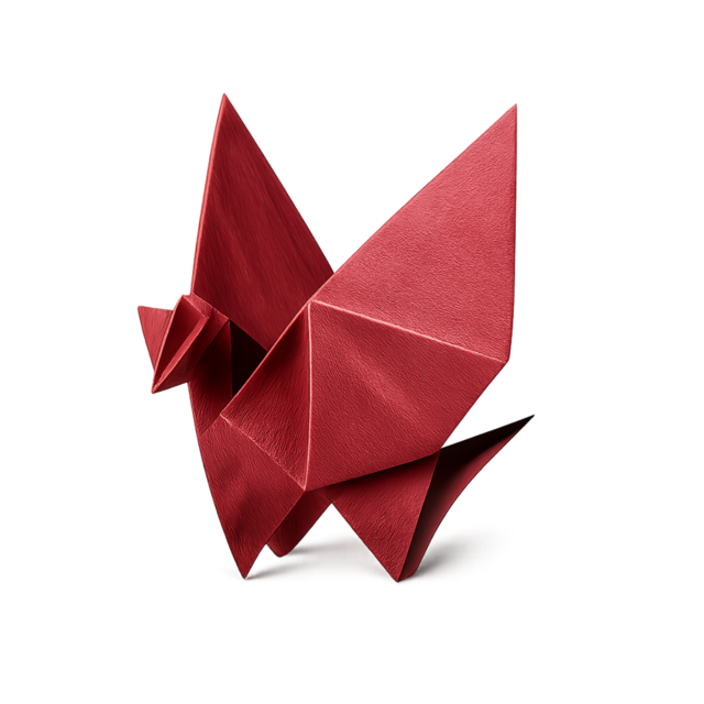 image of an origami work