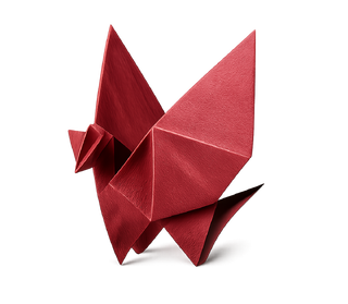 image of an origami work