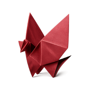 image of an origami work