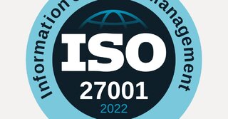 ISO/IEC 27001:2022 badge