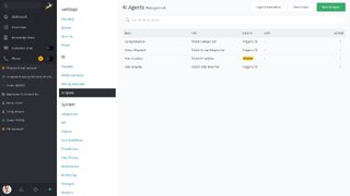How to active AI Agents in Zammad
