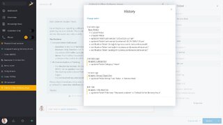 See changes by AI Agents in Ticket History in Zammad