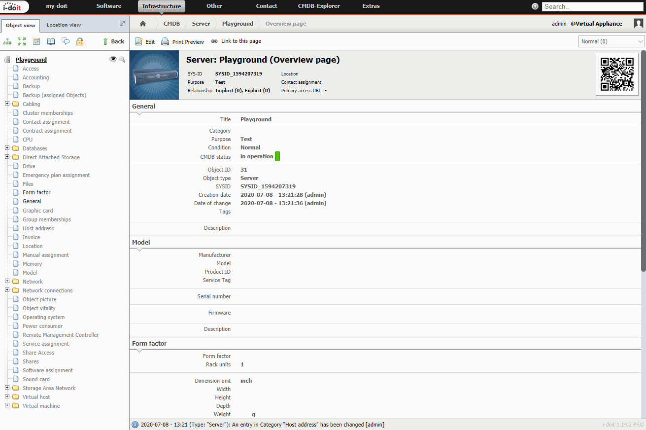 Screenshot Zammad tickets in i-doit