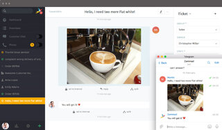 Screenshot Zammad Telegram Integration