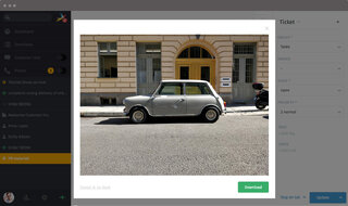 Zammad Screenshot Full Attachment Preview