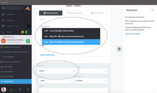Screenshot Zammad text modules ticket create focus