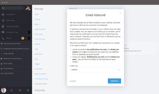 Screenshot Archive Import in Zammad
