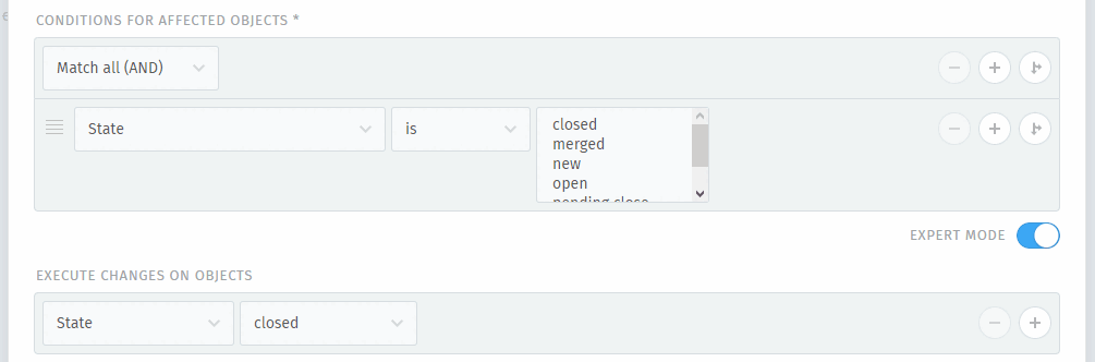 Screenshot adding logic blocks