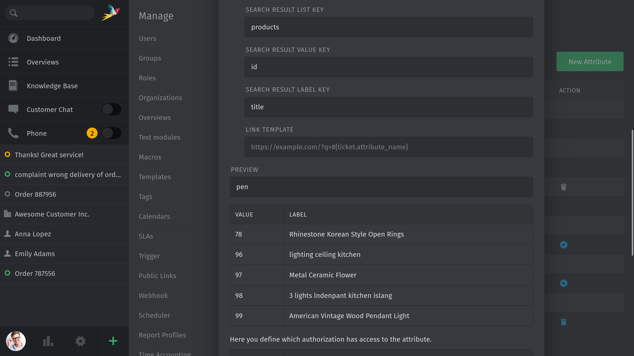 Screenshot of External Data Source 2