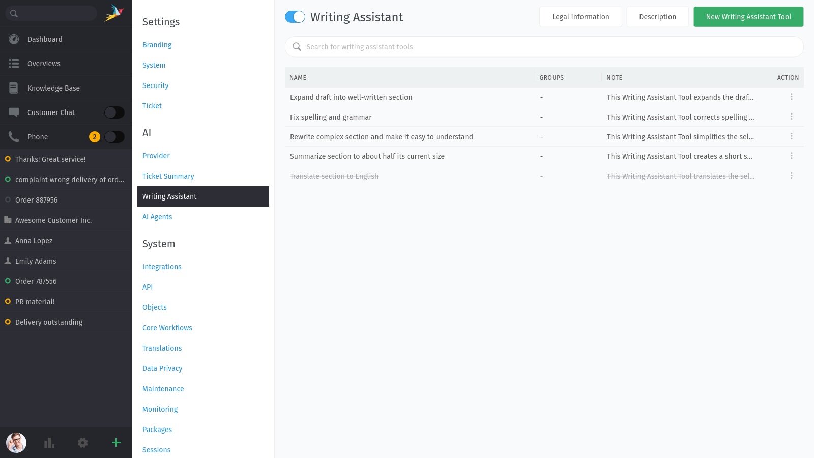 Major release: Zammad 7.0 with AI features
